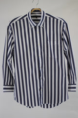 長袖broadstripeBDshirt35101B