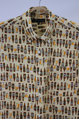 半袖ripple Beer printBDshirt35201B