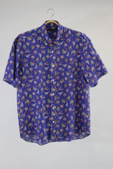 半袖ripple marin printBDshirt35202B