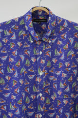 半袖ripple marin printBDshirt35202B