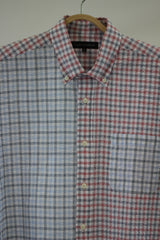 半袖 sseersucker min check crazyBDshirt35215A