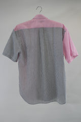 半袖 sseersuckertr gingham check crazyBDshirt35215C